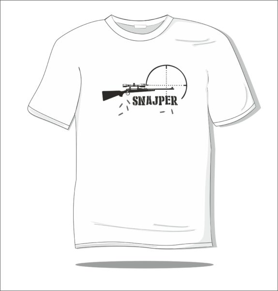 Koszulka z nadrukiem Snajper