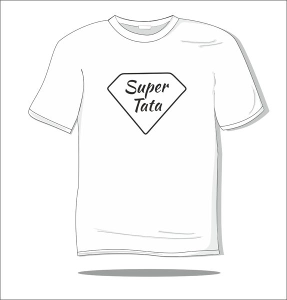 Koszulka z nadrukiem Super tata