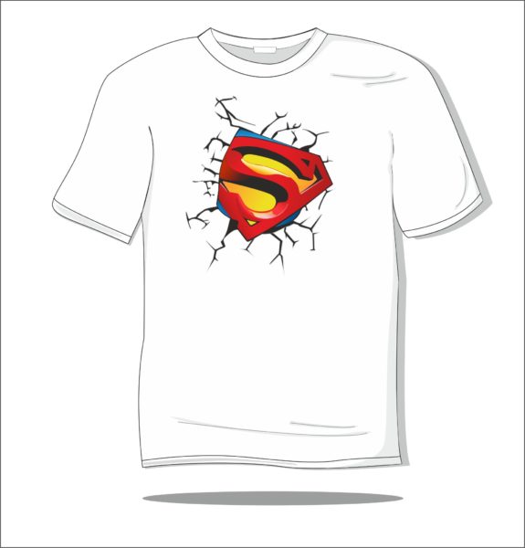 Koszulka z nadrukiem kolorowym Superman