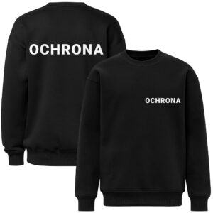 Bluza Ochrona - Biały Napis