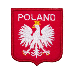 Naszywka Plakietka Orzeł Polska Tarcza