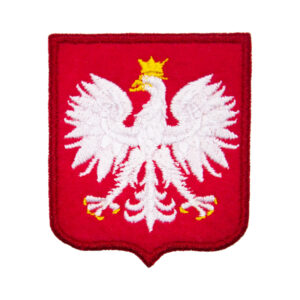 Naszywka Plakietka Orzeł Polski Tarcza