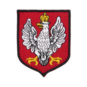 Naszywka Plakietka Orzeł Biały