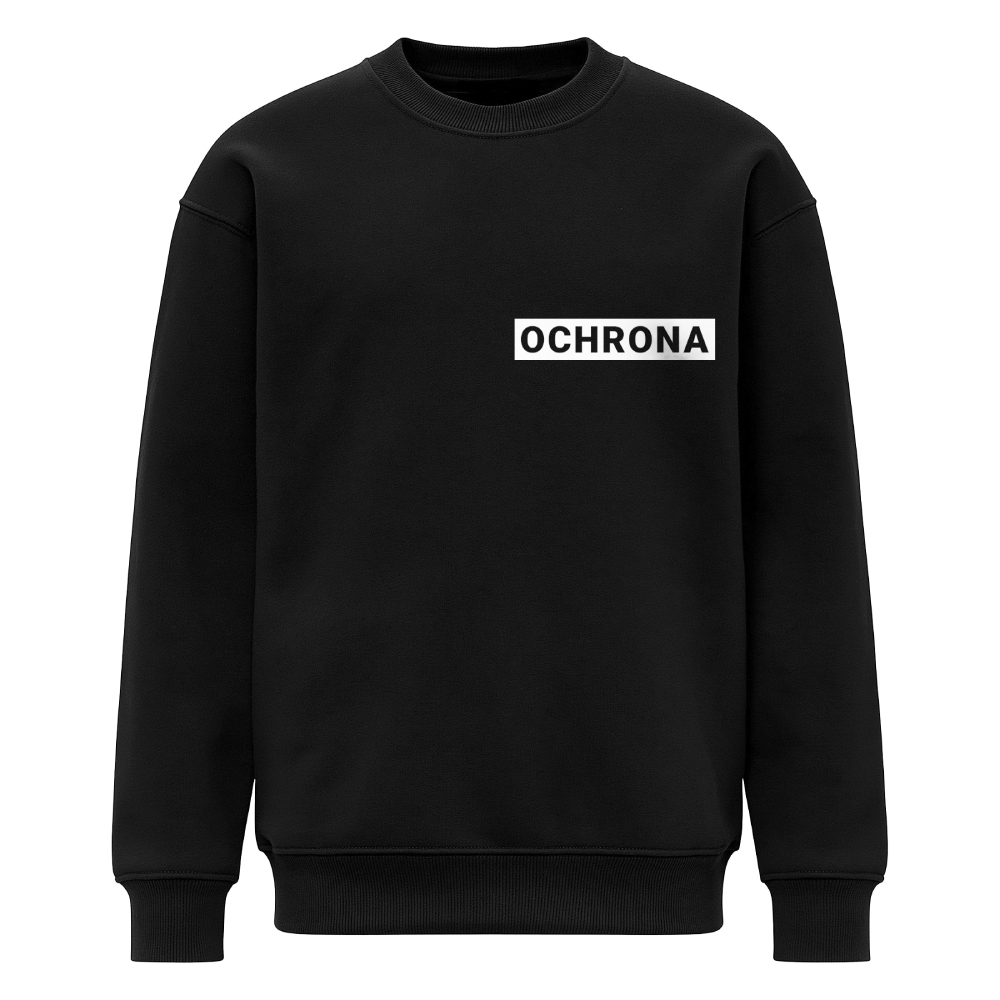 Bluza Ochrona - Biała Tabliczka Napis 2 Bluza Ochrona - Biała Tabliczka Napis
